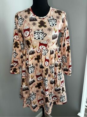 Girls 10-12 Christmas Winter Dress